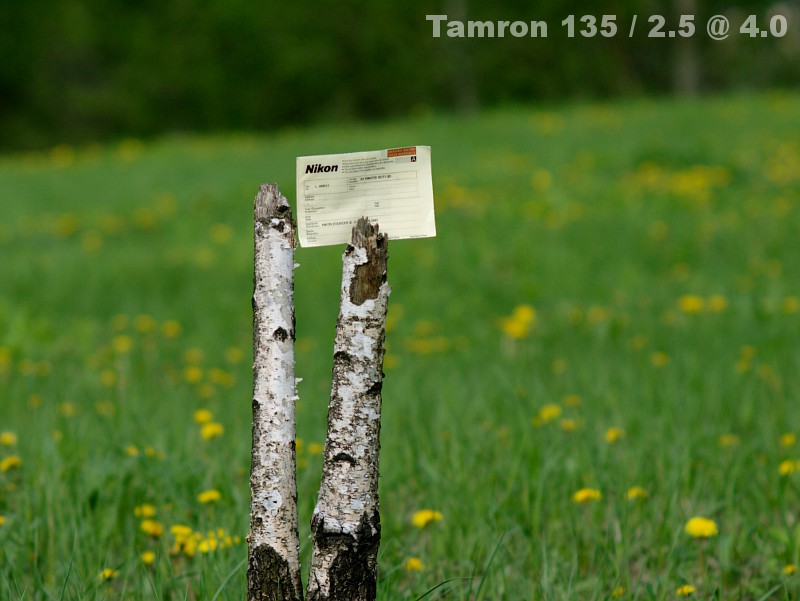 Tamron 135mm/2.5 @ 4.0