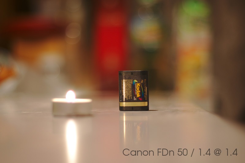 Canon FDn 50mm/1.4 @ 1.4