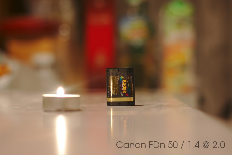 Canon FDn 50mm/1.4 @ 2.0