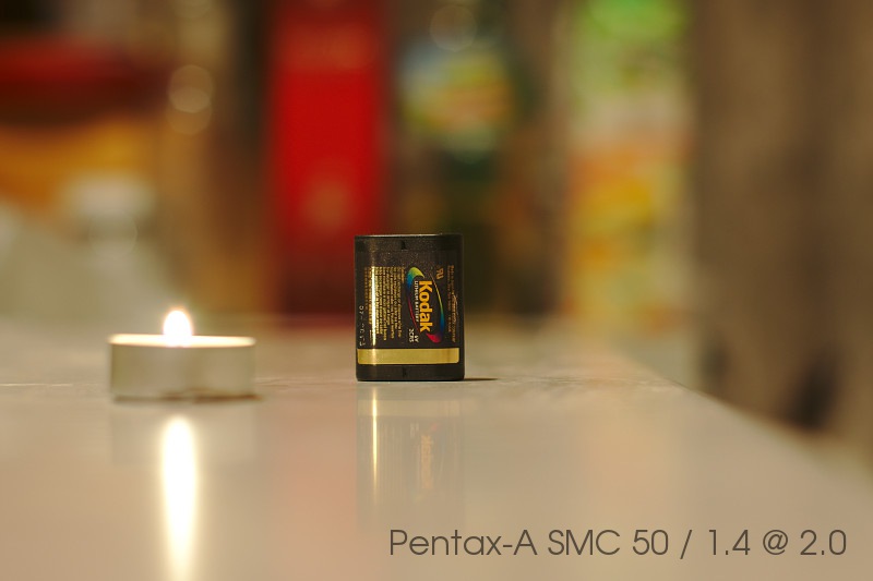 Pentax SMC-A 50mm/1.4 @ 2.0