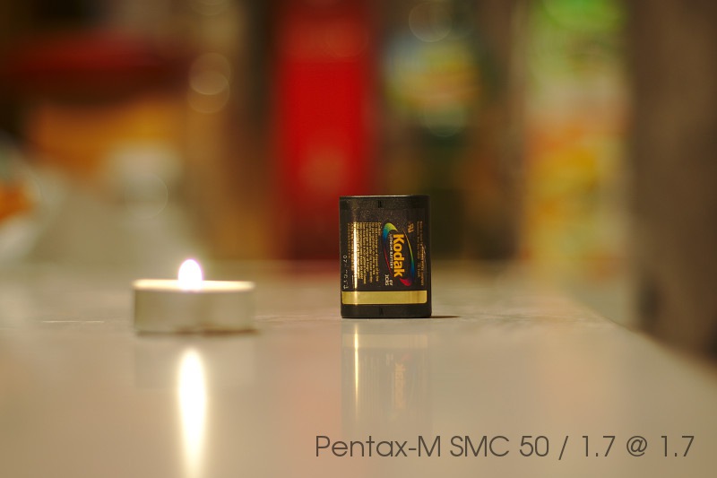 Pentax SMC-M 50mm/1.7 @ 1.7