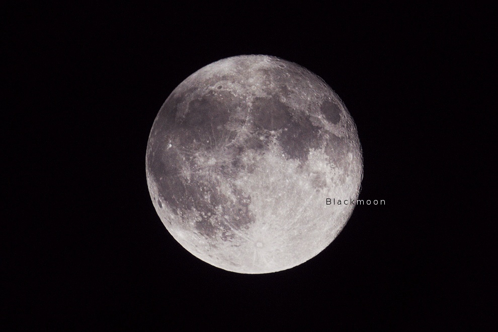 Księżyc, Adaptall2 Tamron SP (55BB) 500mm/8 @ 8.0